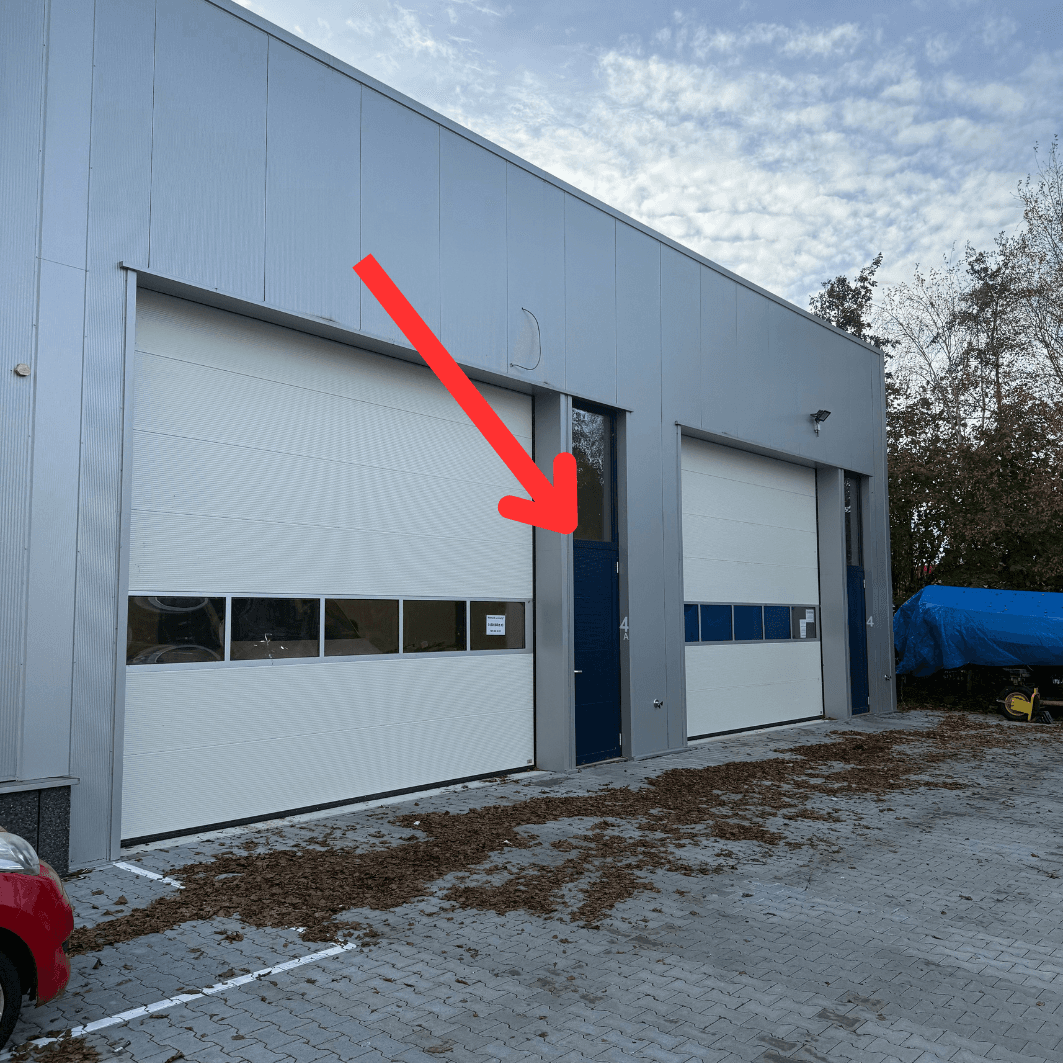 Fatbikehulp.nl servicepunt in Joure - Exterieur van het pand aan Brandermeer 4a